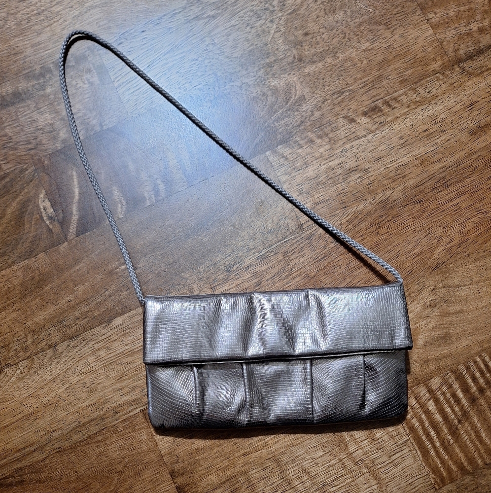 Metallic handbag